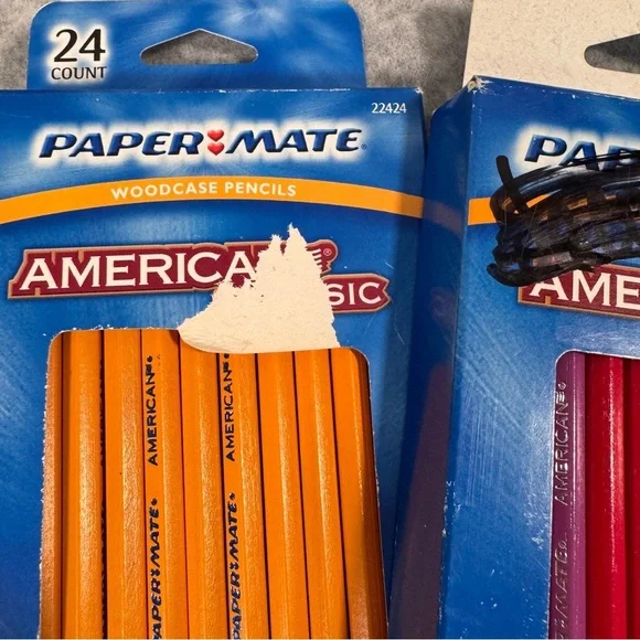 Vintage 2004 American Classic Pencils - Vibrant Assorted Colors & Classic Yellow - Picture 10 of 13
